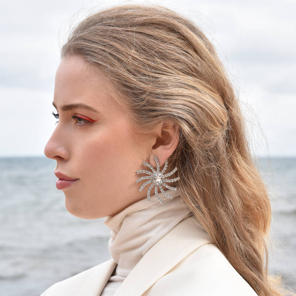 Culturesse Stealing Sunlight Statement Earrings