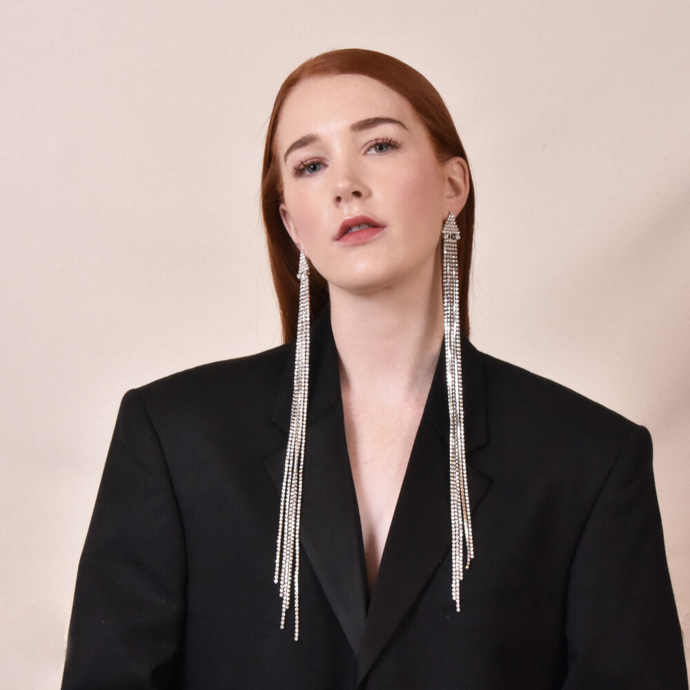 Culturesse Opal Catwalk Long Drop Earrings