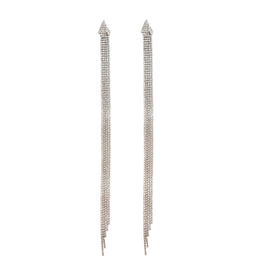 Culturesse Opal Catwalk Long Drop Earrings