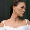 Culturesse Elea Modern Teardrop Earrings (Gold Vermeil)