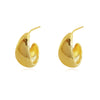 Culturesse Elea Modern Teardrop Earrings (Gold Vermeil)