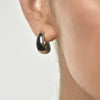 Culturesse Elea Modern Teardrop Earrings (Silver)