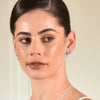 Culturesse Ted Zirconia Dainty Teddy Earrings