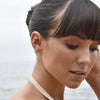 Culturesse Ivor Ear Contour Textured Twin Line Cuff Earring (Single Piece)