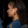 Culturesse Ivor Ear Contour Textured Twin Line Cuff Earring (Single Piece)