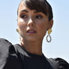 Culturesse Camila 24K Sculpture Pearl Drop Earrings