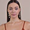 Culturesse Starling 24K Crystal Freshwater Pearl Drop Earrings
