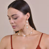 Culturesse Starling 24K Crystal Freshwater Pearl Drop Earrings
