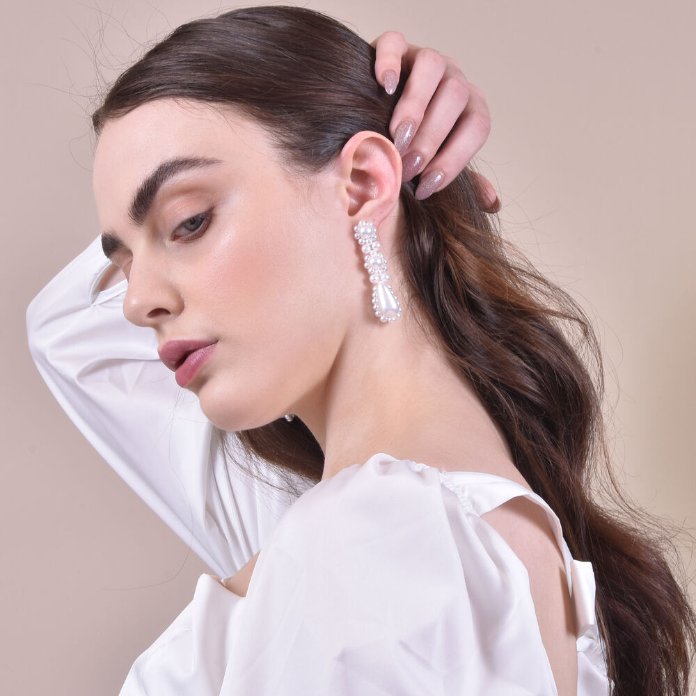 Culturesse Raelle Vintage Beaded Earrings
