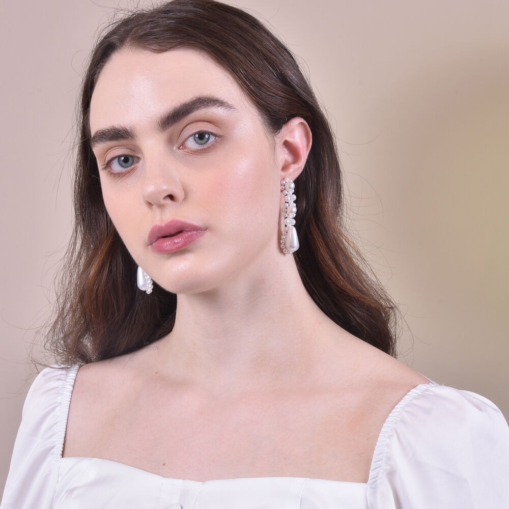 Culturesse Raelle Vintage Beaded Earrings