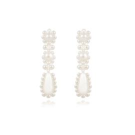 Culturesse Raelle Vintage Beaded Earrings