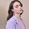 Culturesse Lyria Runway Style Shell Drop Earrings