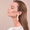 Culturesse Amour 22K Luxury Pearl Bouquet Earrings