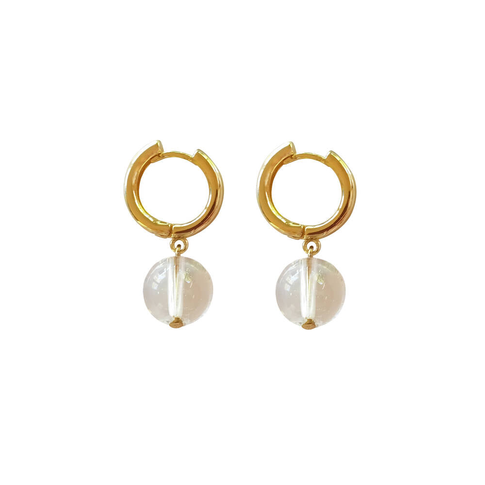 Culturesse Loulou Transparent Drop Earrings