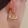 Culturesse Porter Modern Gold Chic Huggie Earrings