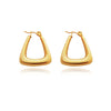 Culturesse Porter Modern Gold Chic Huggie Earrings