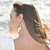 Culturesse Lorene Luxury 24K South Sea Twin Baroque Pearl Earrings