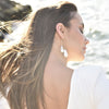 Culturesse Lorene Luxury 24K South Sea Twin Baroque Pearl Earrings