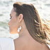 Culturesse Lorene Luxury 24K South Sea Twin Baroque Pearl Earring (Single Piece)