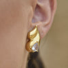 Culturesse Anica Twin Droplet Earrings (Gold)