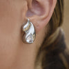Culturesse Anica Twin Droplet Earrings (Silver)