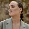Culturesse Anica Twin Droplet Earrings (Silver)