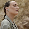 Culturesse Anica Twin Droplet Earrings (Silver)