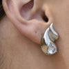 Culturesse Anica Twin Droplet Earrings (Silver)