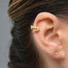 Culturesse Bente Artisan Diamante Cuff Earring (Gold)
