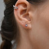 Culturesse Bente Artisan Diamante Cuff Earring (Silver)