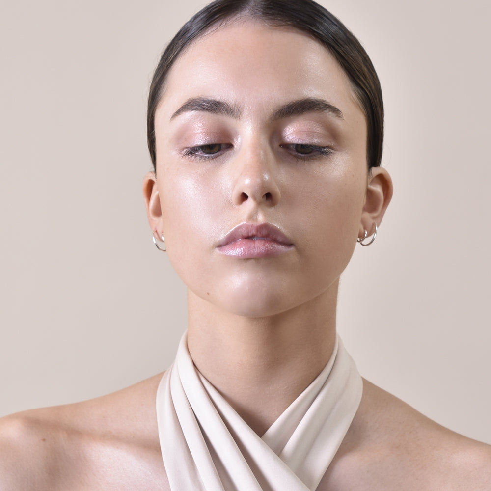 Culturesse Simone Twin Loop Earrings (Silver)