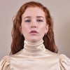 Culturesse Maya Gold Filled Twisted Huggie Earrings