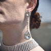 Culturesse Rumer Catwalk Diamante Statement Earrings