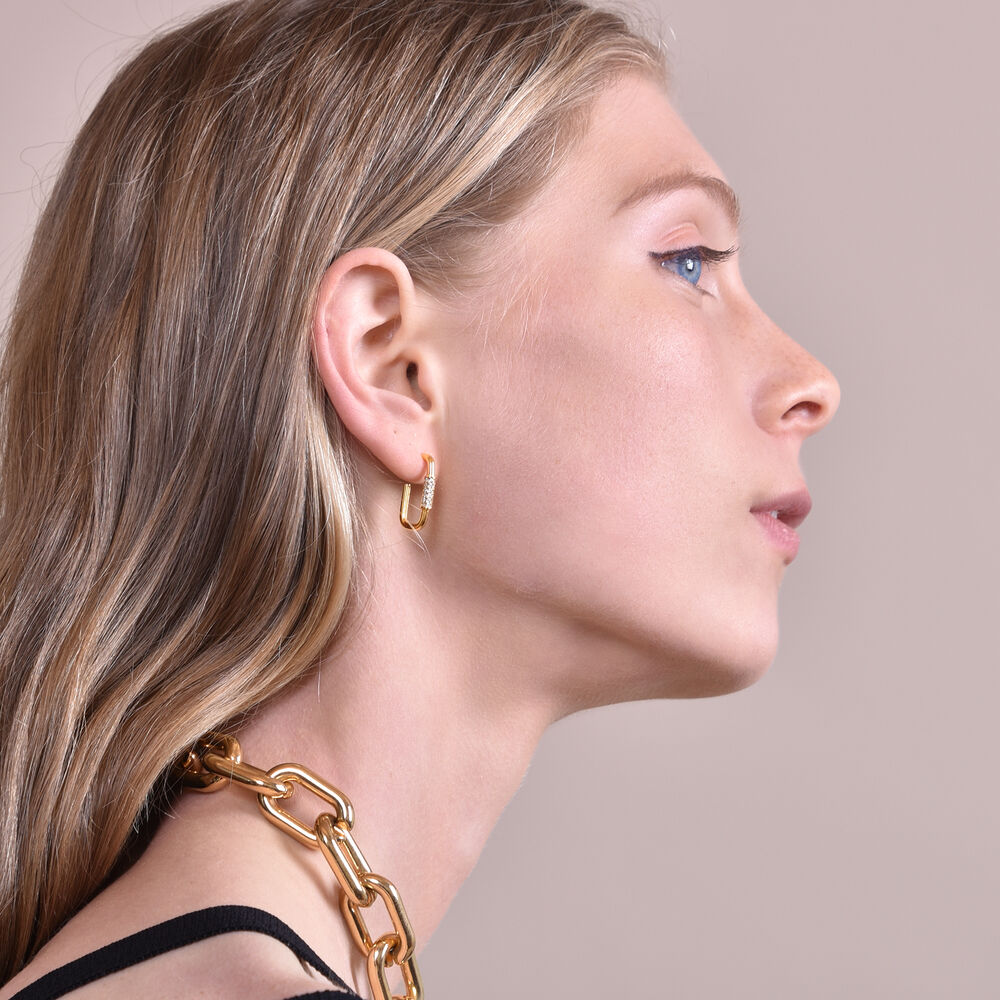 Culturesse Fletcher U Earrings (Gold)