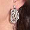 Culturesse Alora Glamour Ready Zircon Loop Earrings