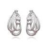 Culturesse Alora Glamour Ready Zircon Loop Earrings