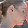Culturesse Flo Ear Contour Cuff Earring Single Piece (Gold Vermeil)