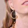 Culturesse Charmante Artsy Winding Serpent Earrings