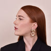 Culturesse Luella Golden Ripple Earrings