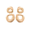Culturesse Luella Golden Ripple Earrings
