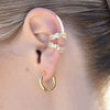 Culturesse Bria Austrian Zircon Cuff Earrings (Pair)