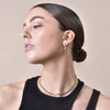 Culturesse Archer Modern Muse Loop Chain Earrings