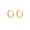 Culturesse Arya Gold Filled Dainty Hoop Earrings