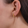 Culturesse Eos Gold Filled Dainty Hoop Earrings