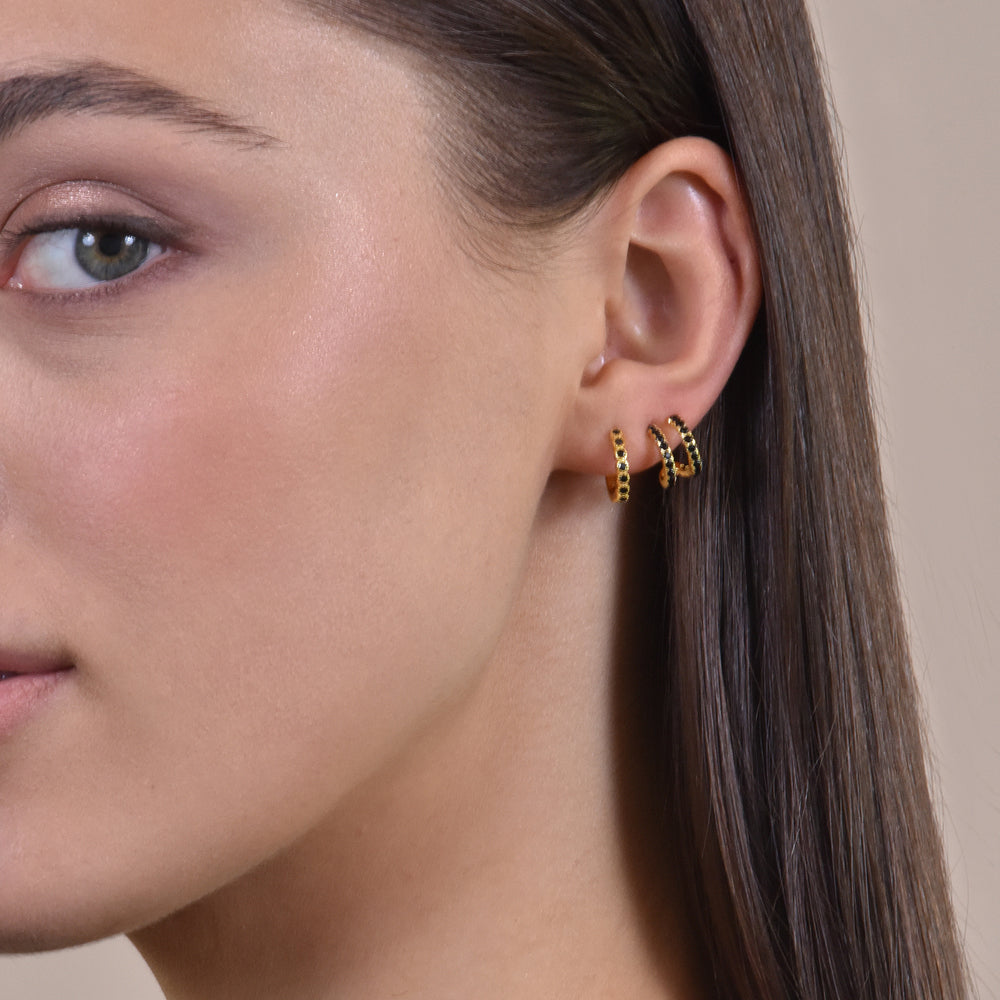 Culturesse Eos Gold Filled Dainty Hoop Earrings