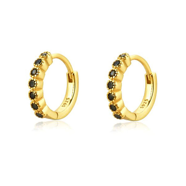 Culturesse Eos Gold Filled Dainty Hoop Earrings