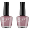 Beauty & Me Risky Pale Brown Nail Polish Duo Quick Dry Long Lasting 12ml x2