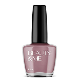 Beauty & Me Risky Nail Polish Pale Brown Quick Dry Long Lasting 12ml
