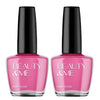 Beauty & Me Fairy Floss Pink Nail Polish Duo 2x12ml Long Lasting Gloss