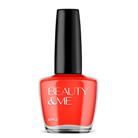 Beauty & Me Apple Mid Orange Nail Polish 12ml Quick Dry Glossy Finish